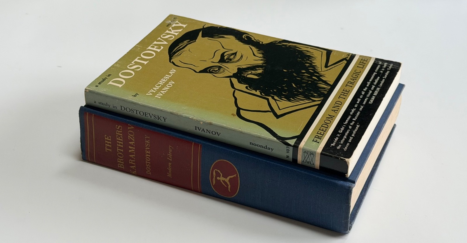 The Brothers Karamazov Fyodor Dostoevsky VTG Modern Library Hardcover LOT Essays