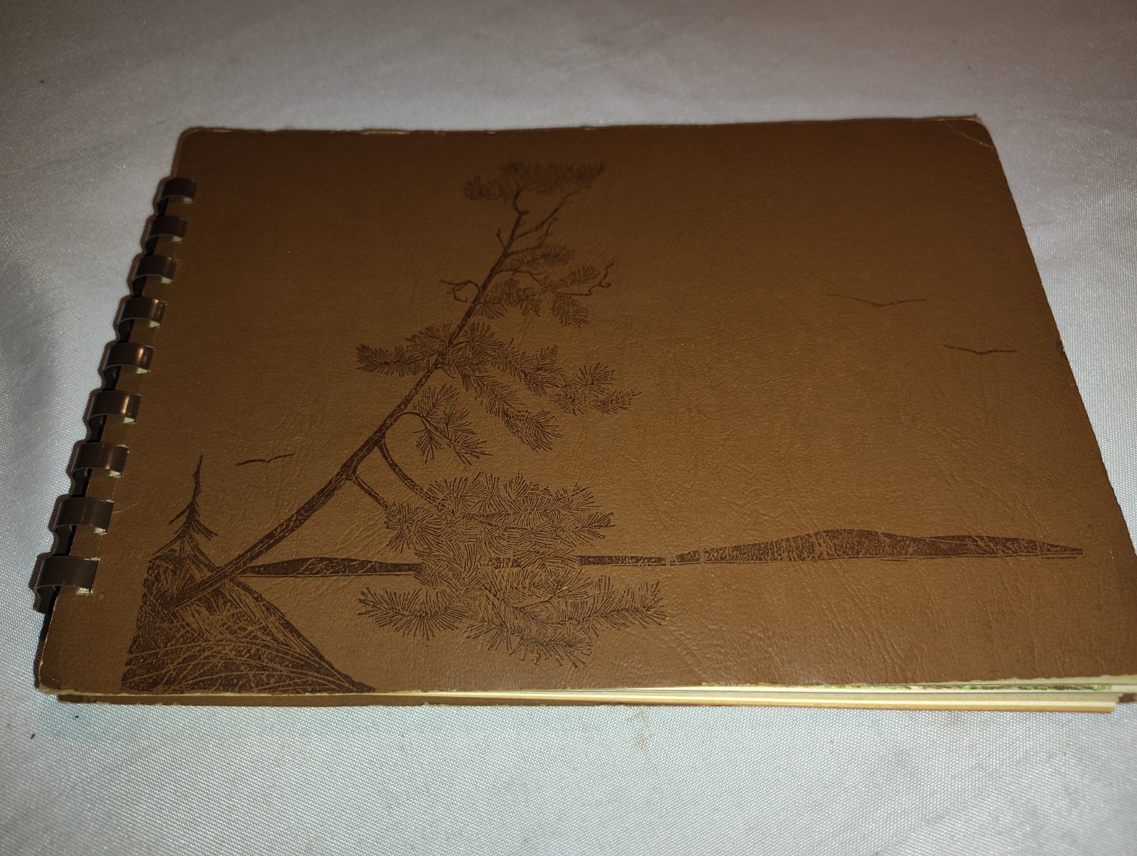 Vintage Gwen Frostic Signed 1981 Nature Art Spiral Bound Poetry Journal/Notebook