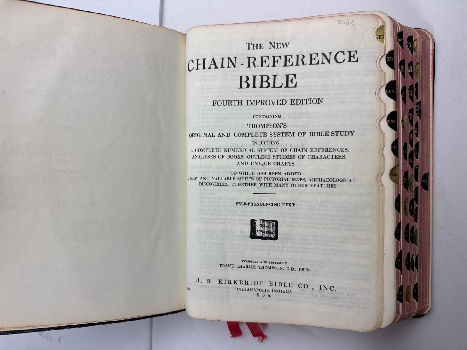 The New Chain Reference Bible Fourth Improved Edition King James Version 1964