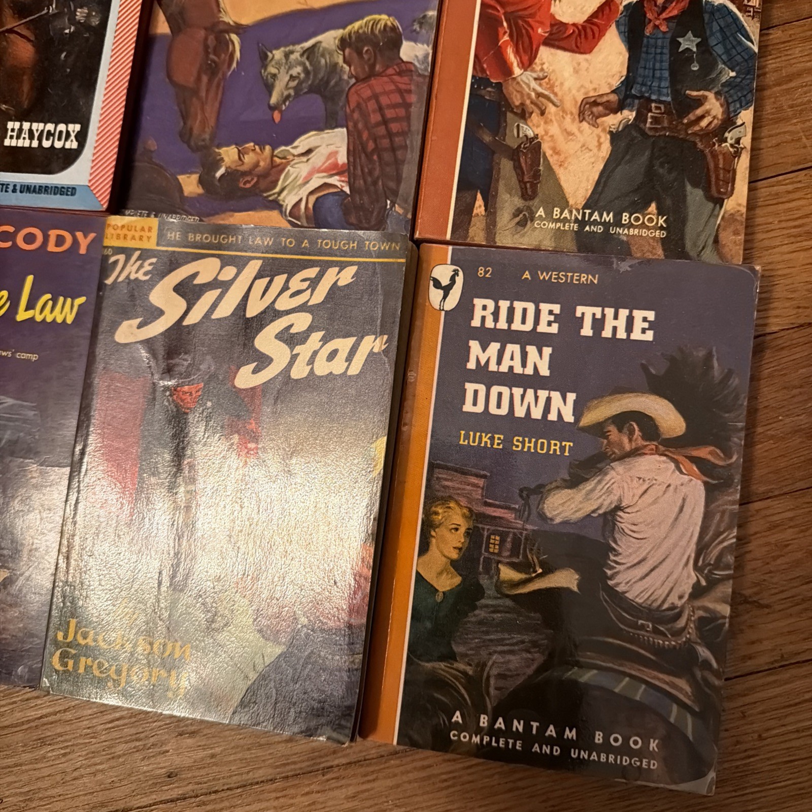 Vintage Lot Of 12 Western Books – Pocketbook, Popular Library, Bantam Books +
