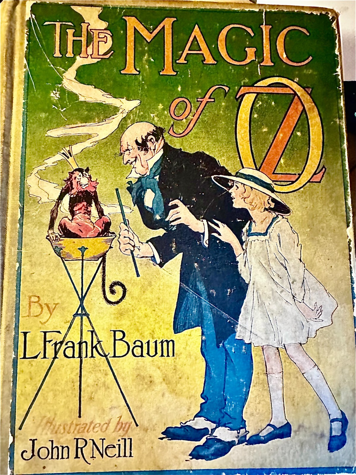 The Magic of Oz by L. Frank Baum – 1st Edition – Hardcover with Color Plates!