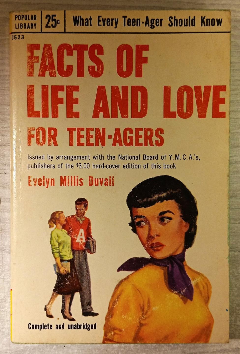 Facts of Life and Love for Teen-Agers – Evelyn Duvall – Popular Library 1523