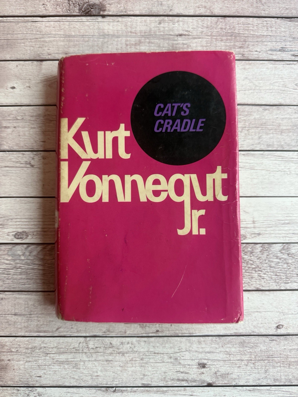 1st THUS Printing „Cat’s Cradle“ Kurt Vonnegut Jr. 1963 HC DJ Delacorte Ex-lib