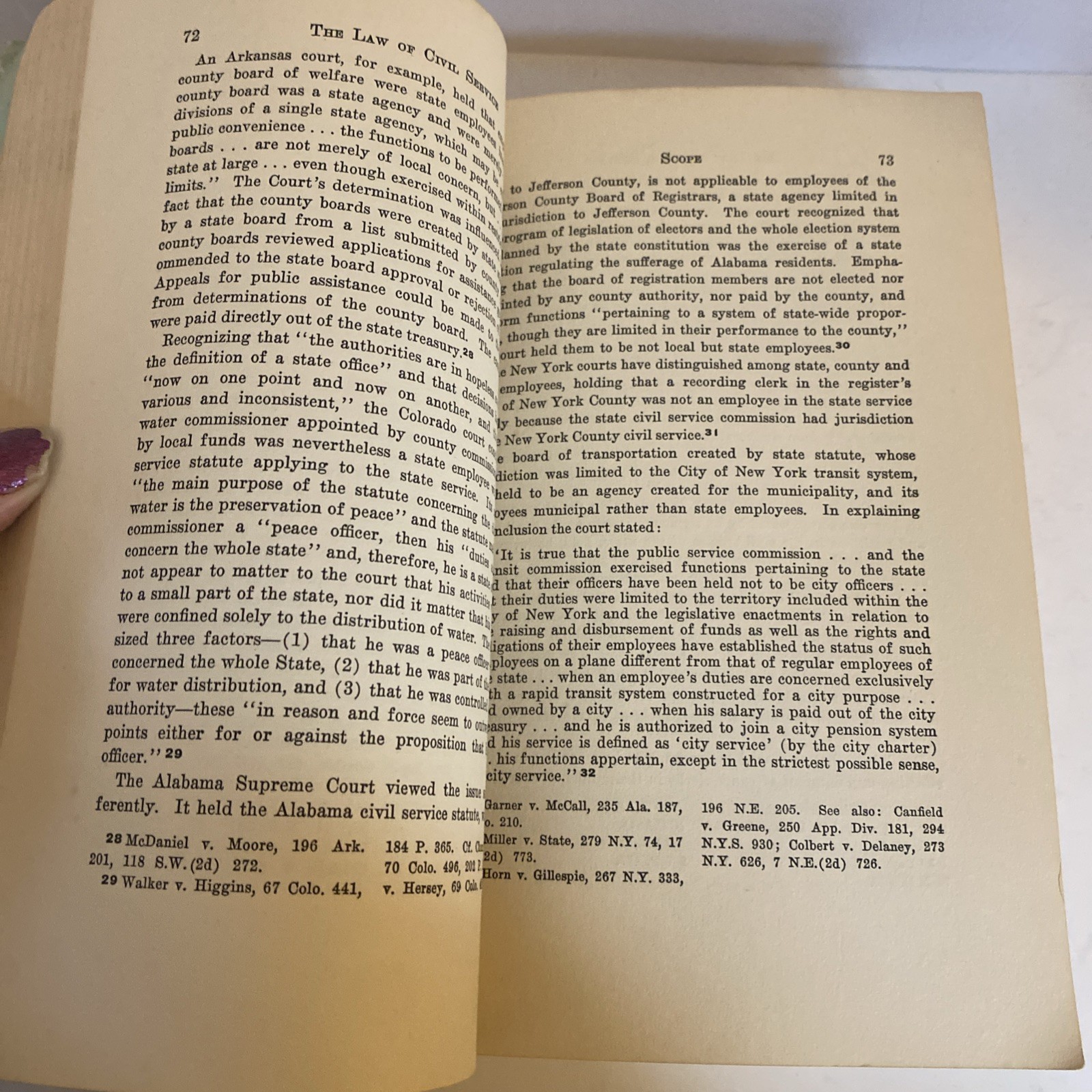 The Law Of Civil Service By H. Eliot Kaplan 1958