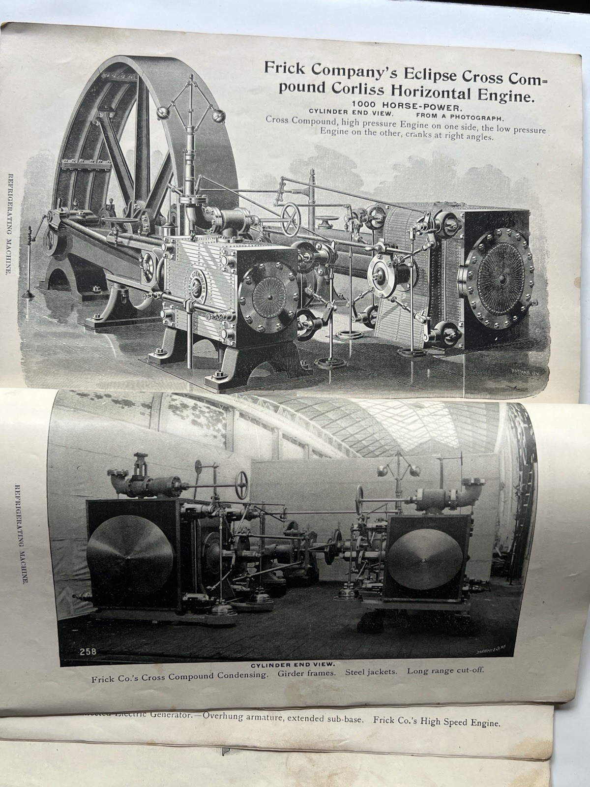 Rare Frick Company Eclipse Refrigerating Ice Machines 1895 Catalog Steam Engines