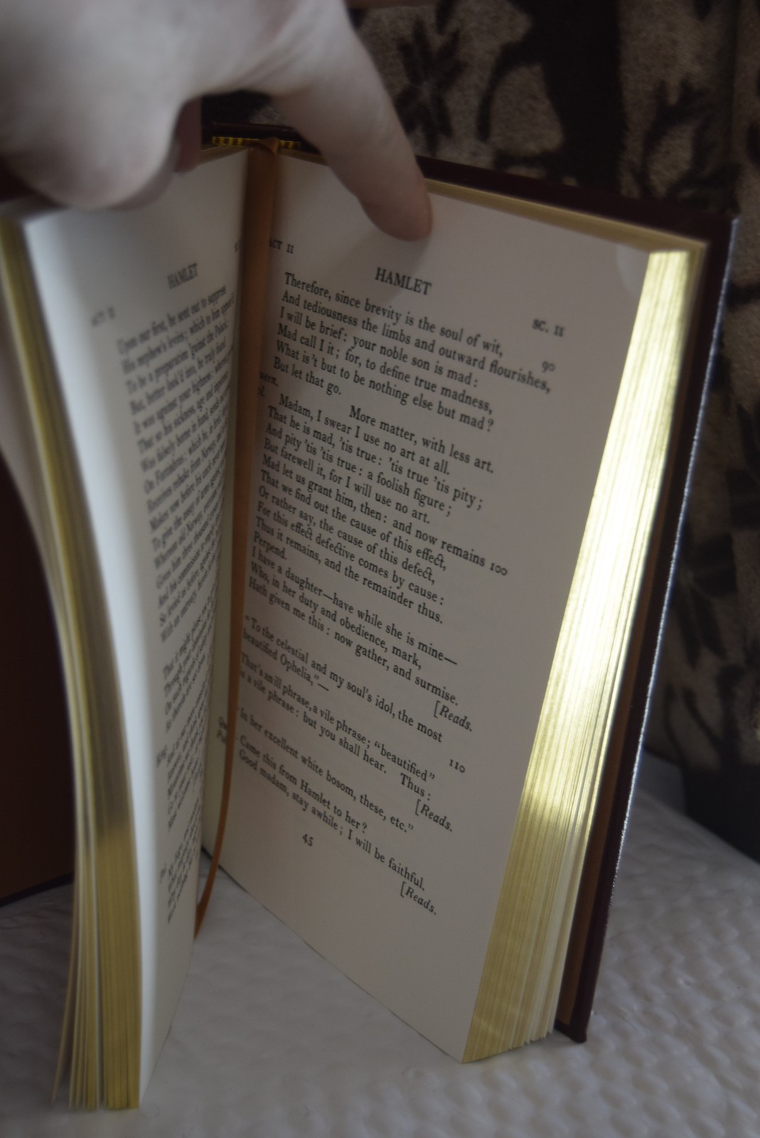 HAMLET BY WILLIAM SHAKESPEARE EASTON PRESS(2008)GENUINE LEATHER HARD COVER