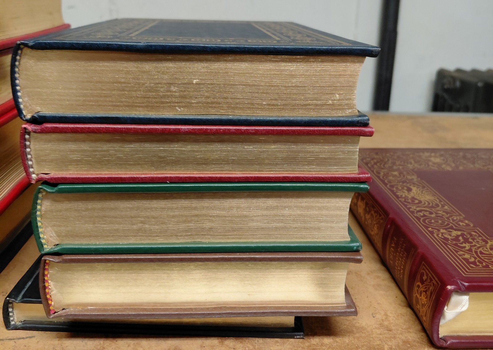 Franklin Library Leather Bound Books Set of 10 plus 1 Oxford Library
