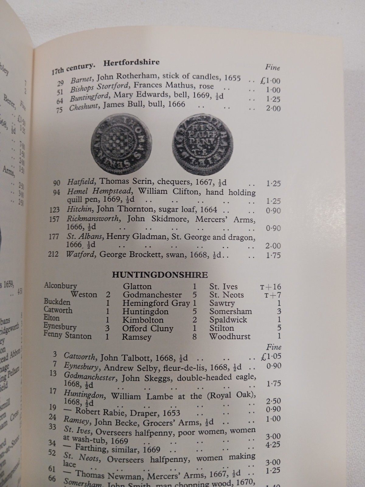 British Tokens and Their Values 1970 Seaby HC Coin Collecting UK Vintage Token