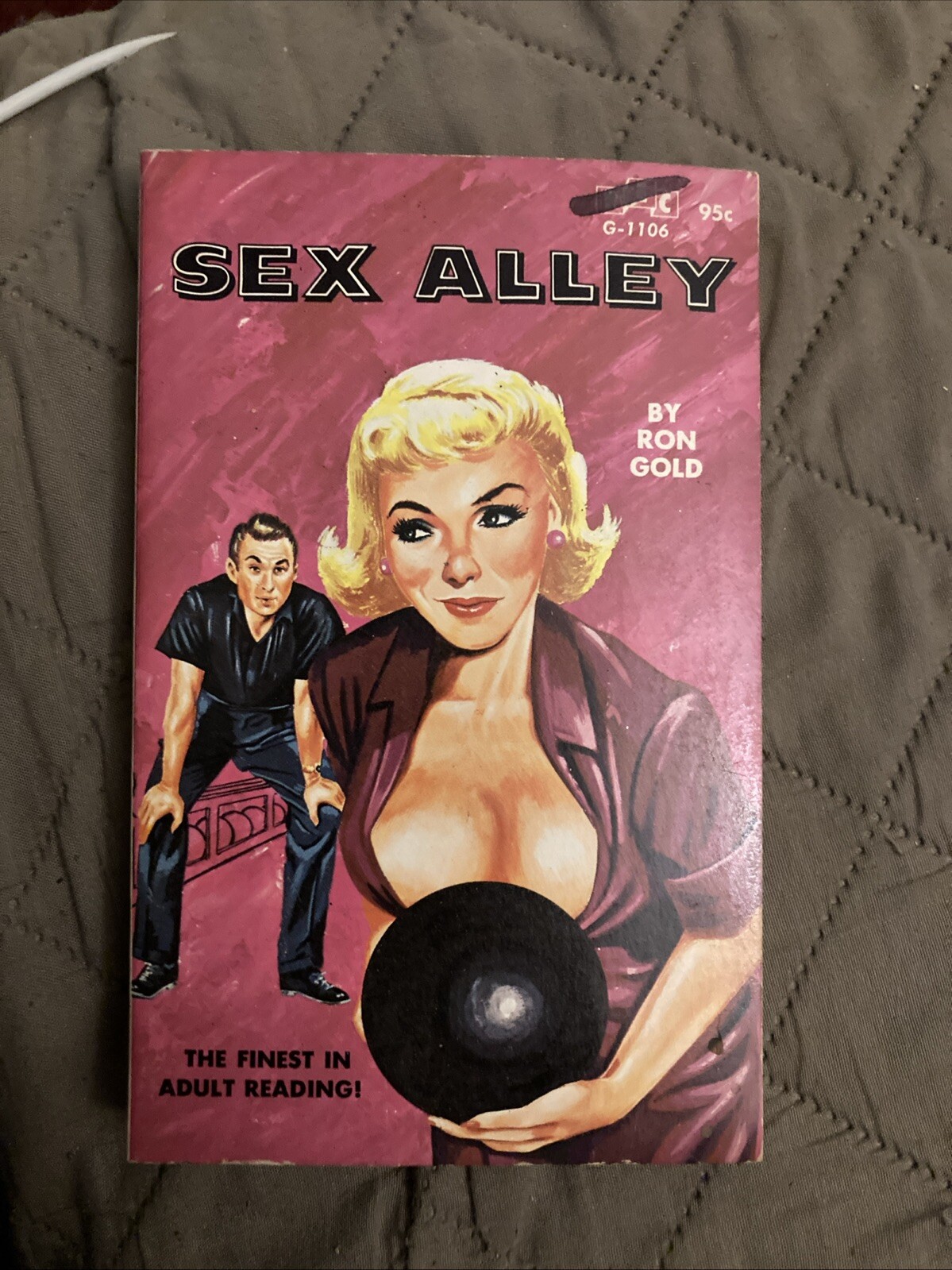Sleaze gga Vintage Pb, Sex Alley by Gold, PEC Book G1106, 1966, SVG