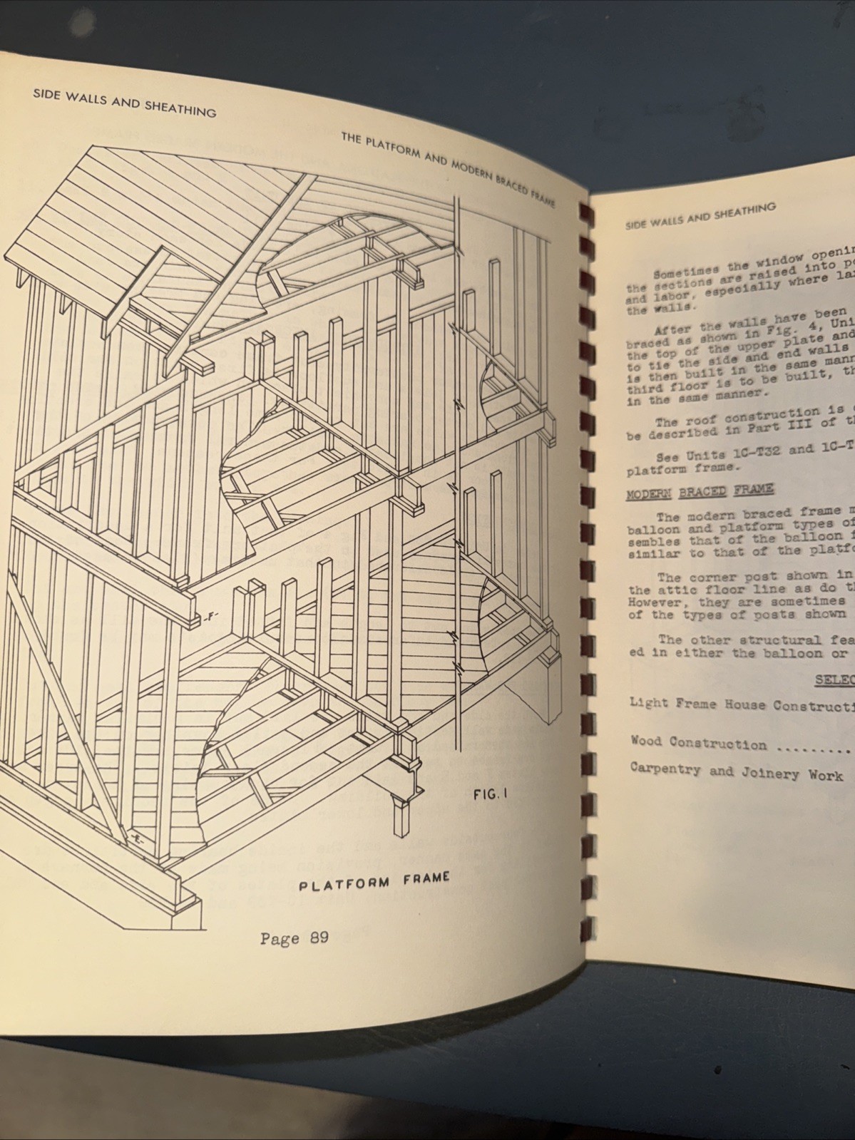 1946 Construction Books Interior & Exterior Trim Framing Sheathing Concrete Form