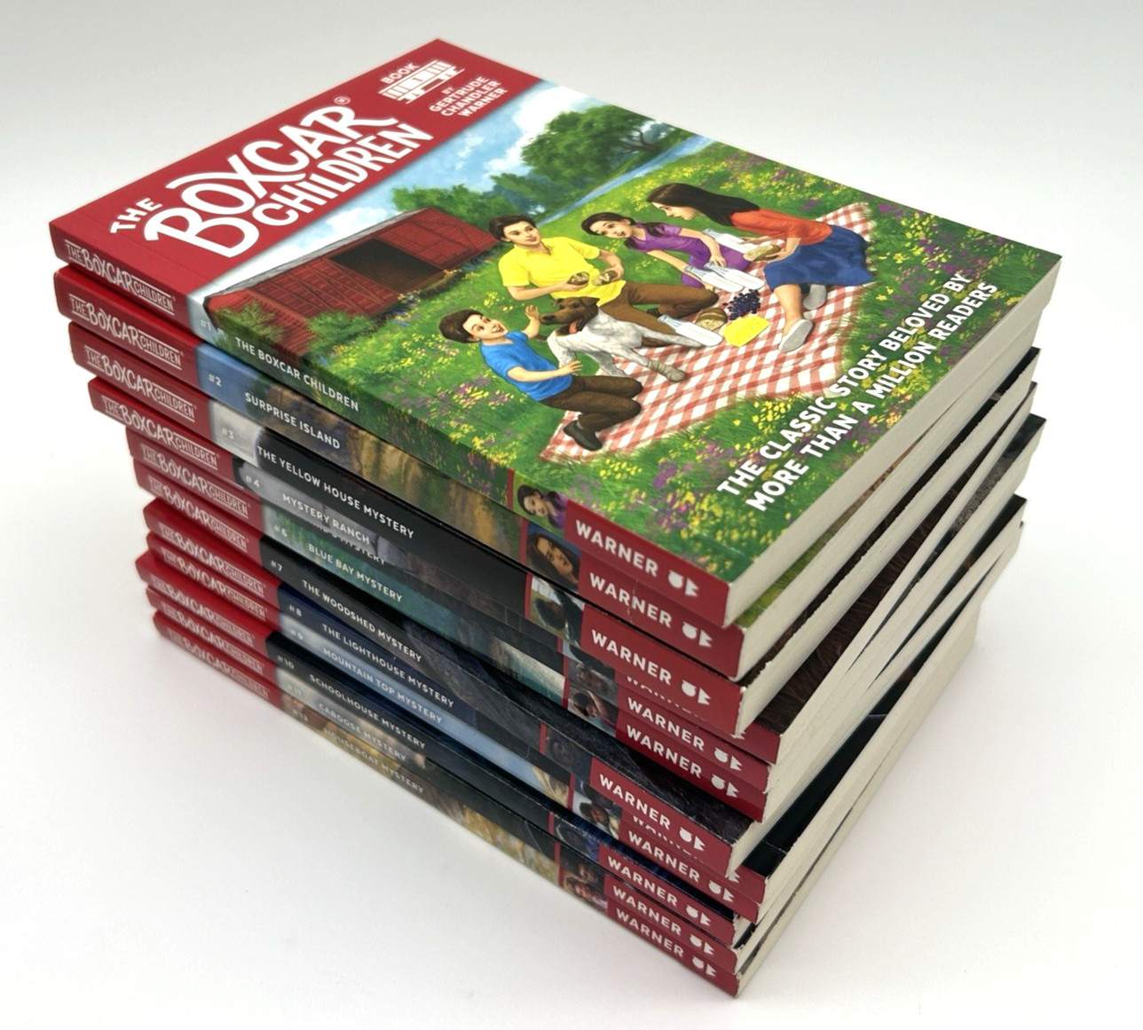 Boxcar Children Mysteries Set of Books Volumes 1-12 by Gertrude Chandler Warner