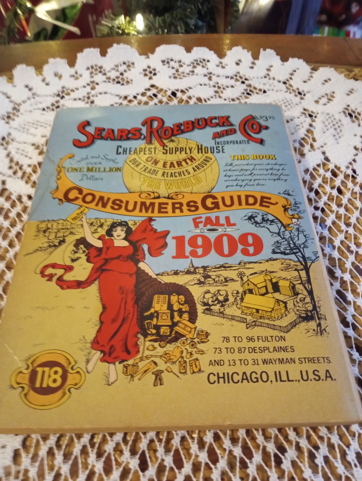 SEARS/ROEBUCK & CO. Consumers Guide Fall 1909 copyright 1979 Ventura Books Inc.