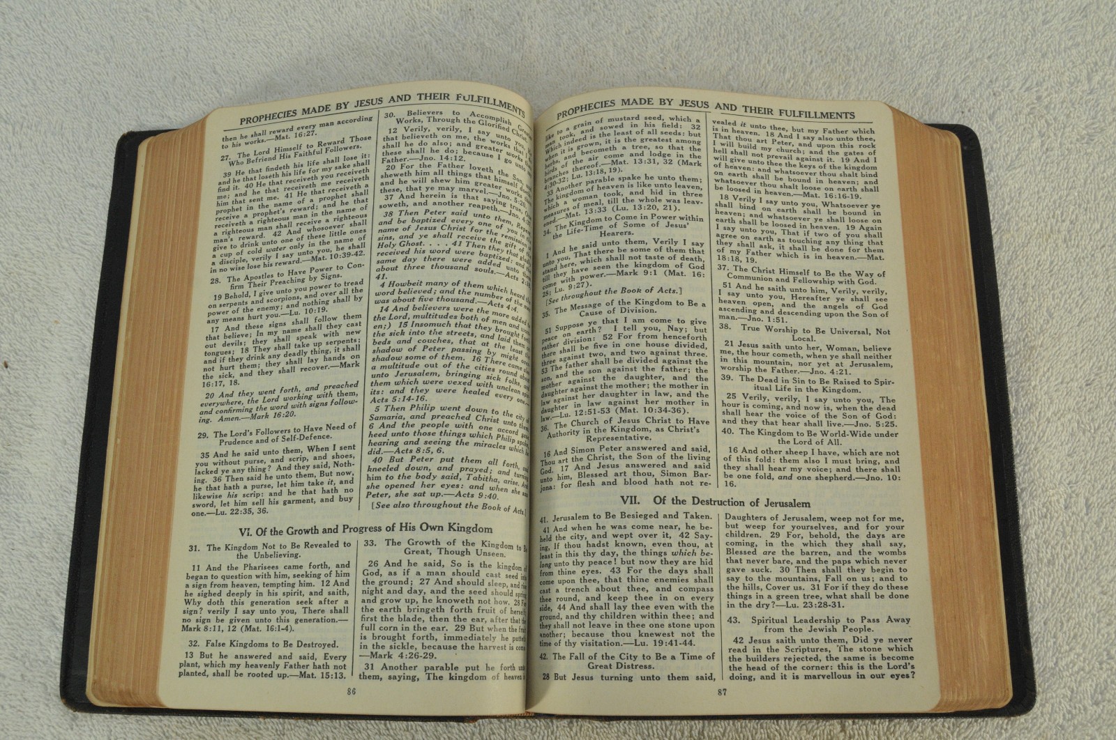 1938 System Bible Study Revised and Enlarged Genuine Leather Reference