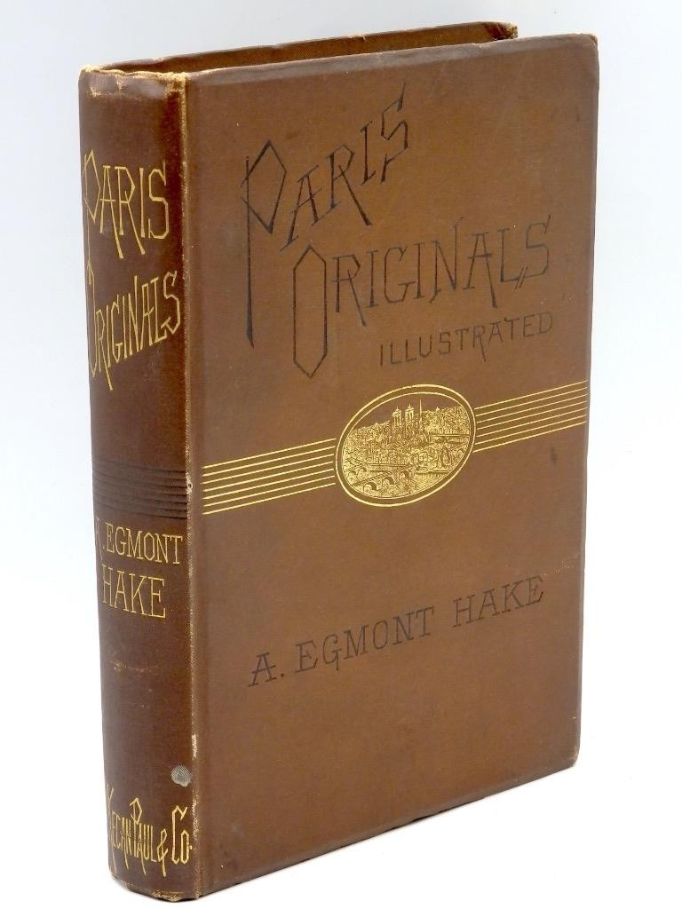 1878 PARIS ORIGINALS by Egmont Hake With 20 Etchings by Léon Richeton VERY CLEAN