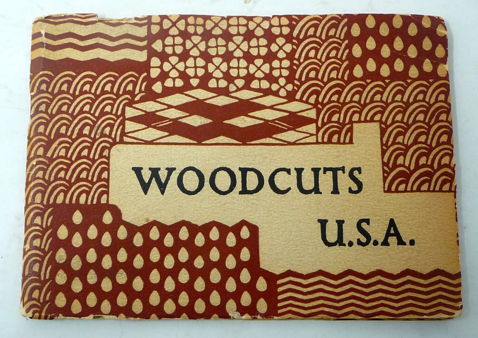 1947 Woodcuts USA Arts & Crafts Movement Helen West Heller Illustrated w/ Quotes