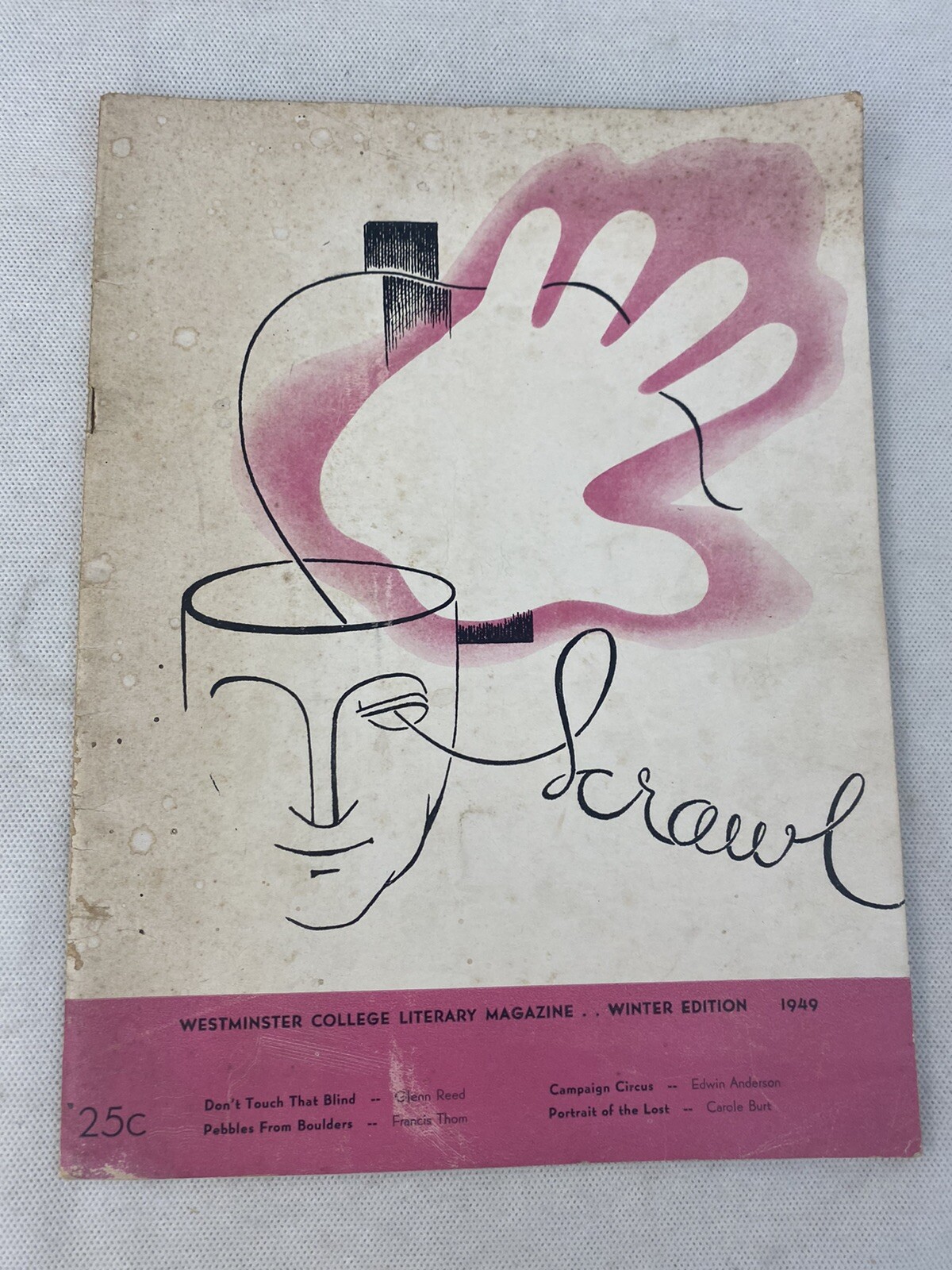 Westminster College Literary Magazine Winter 1949 Scrawl