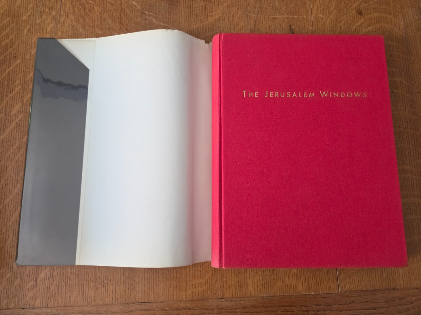 Marc Chagall The Jerusalem Windows 1962 Hardcover Book DJ 2 Original Lithographs