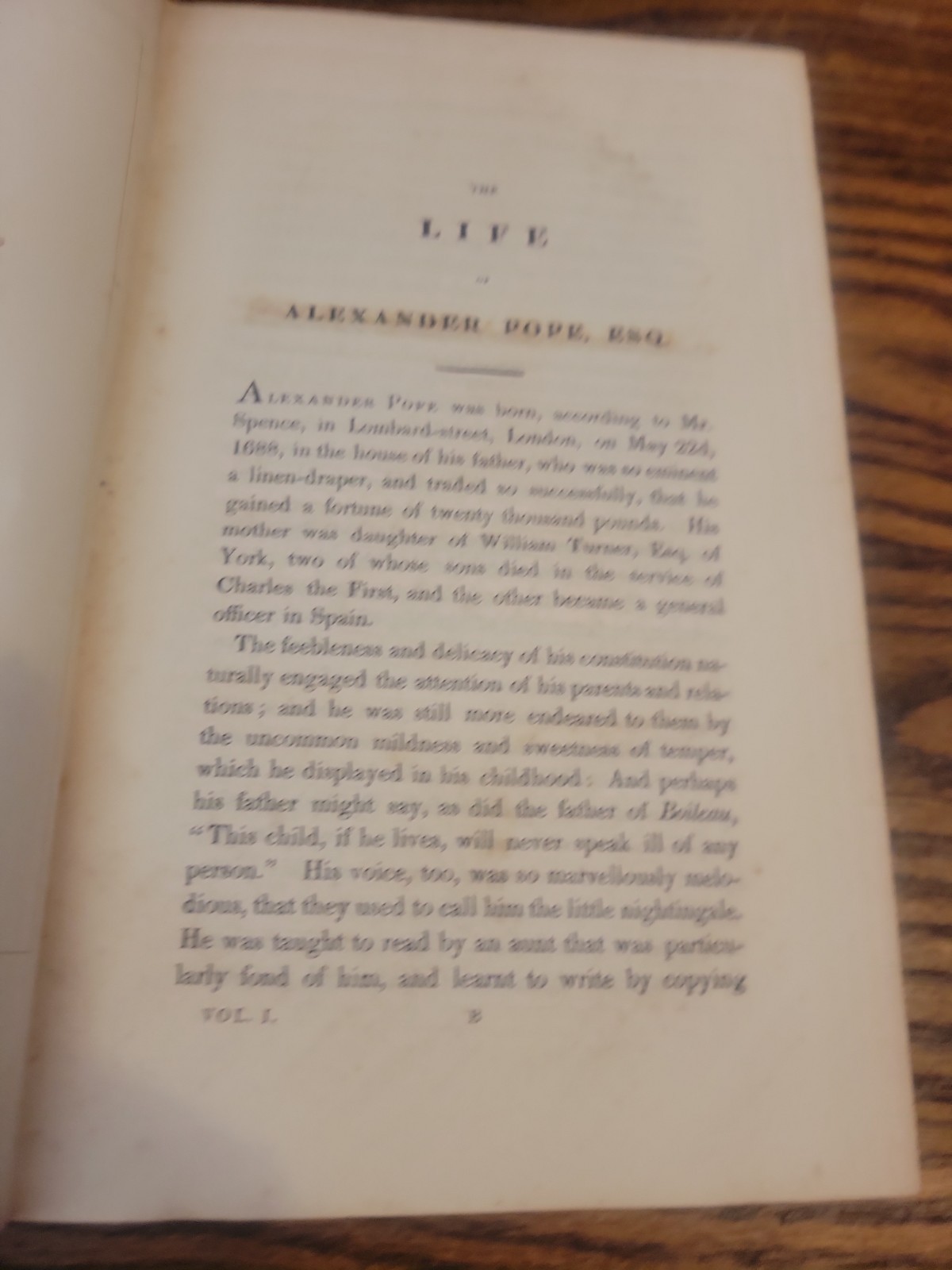 1822 The Works of Alexander Pope, Vol. I