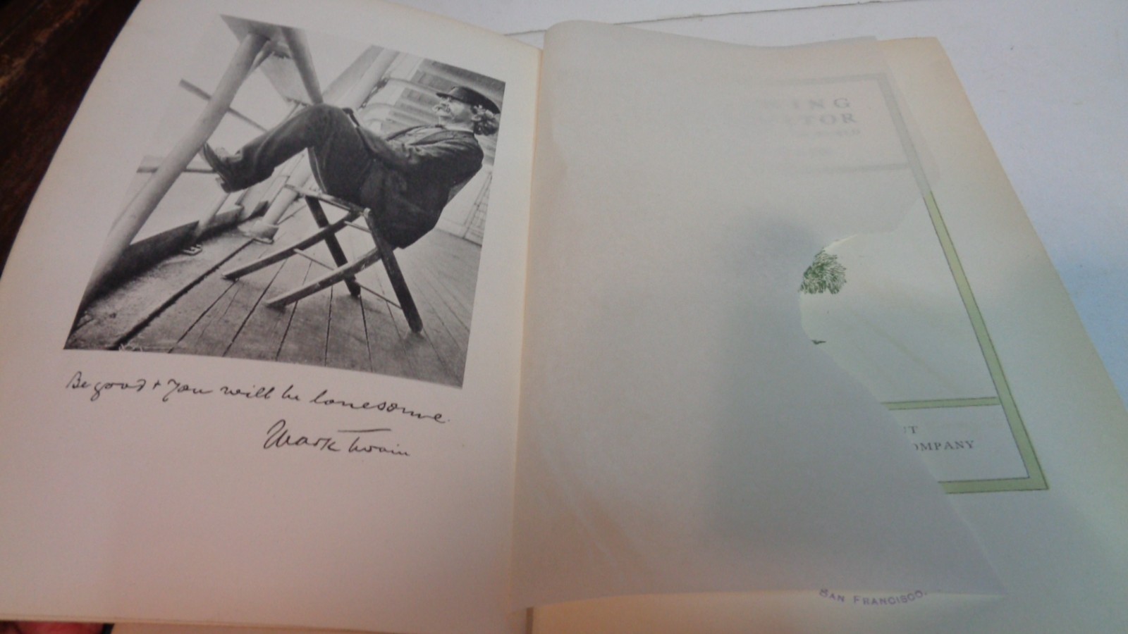 1897 First Edition First Printing Following The Equator By Mark Twain