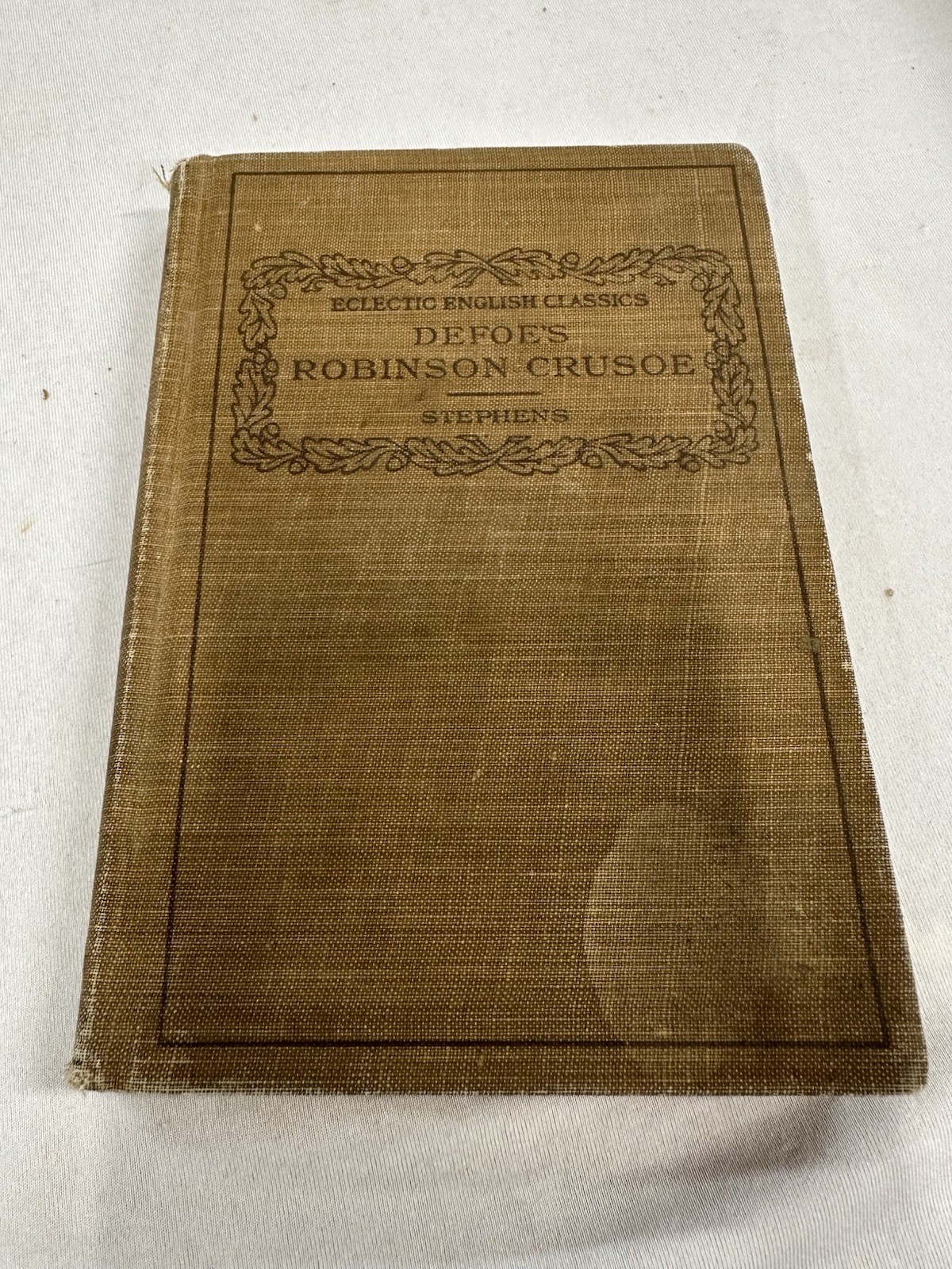 Antique “The Life and Adventures of Robinson Crusoe” by Daniel Defoe Book