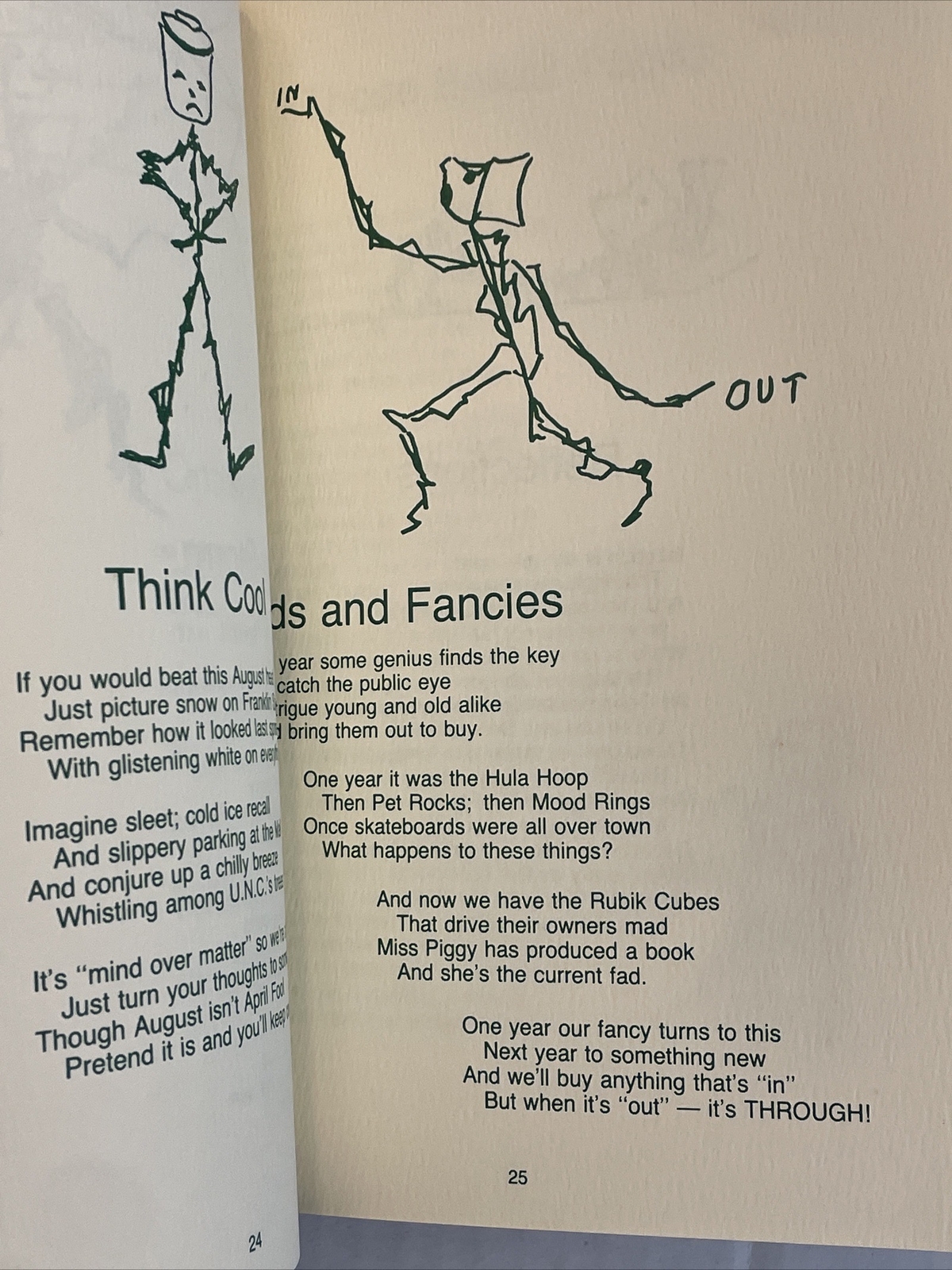 1982 CHAPEL HILL IN VERSE Lois Bracken NORTH CAROLINA NC
