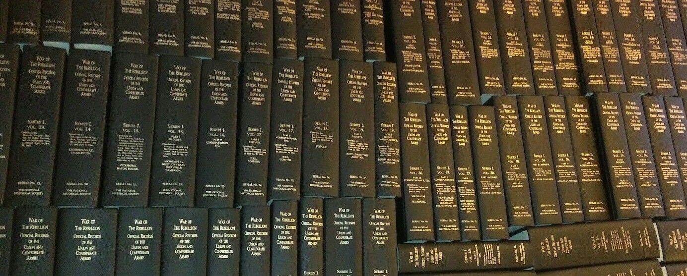 WAR OF THE REBELLION – 128 VOLS FULL SET ON USB – AMERICAN US CIVIL HISTORY BOOK