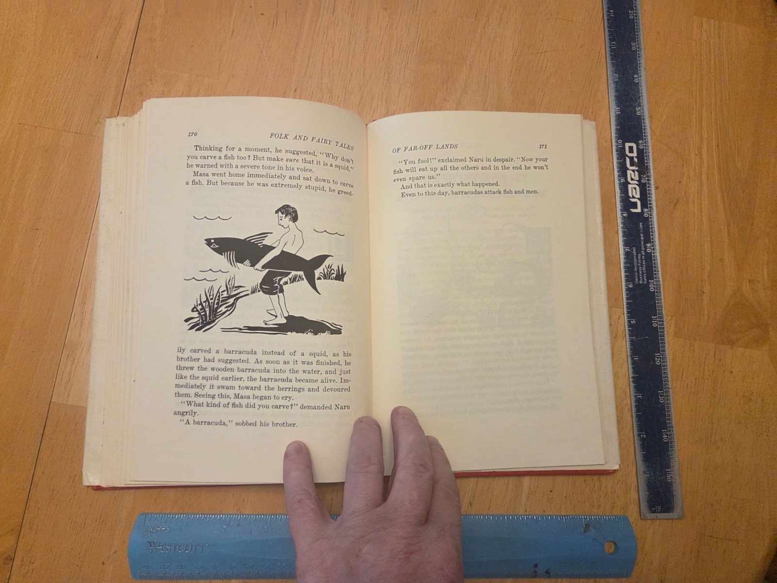 Folk and Fairy Tales of Far-Off Lands by Eric and Nancy Protter – 1965 Hardcover