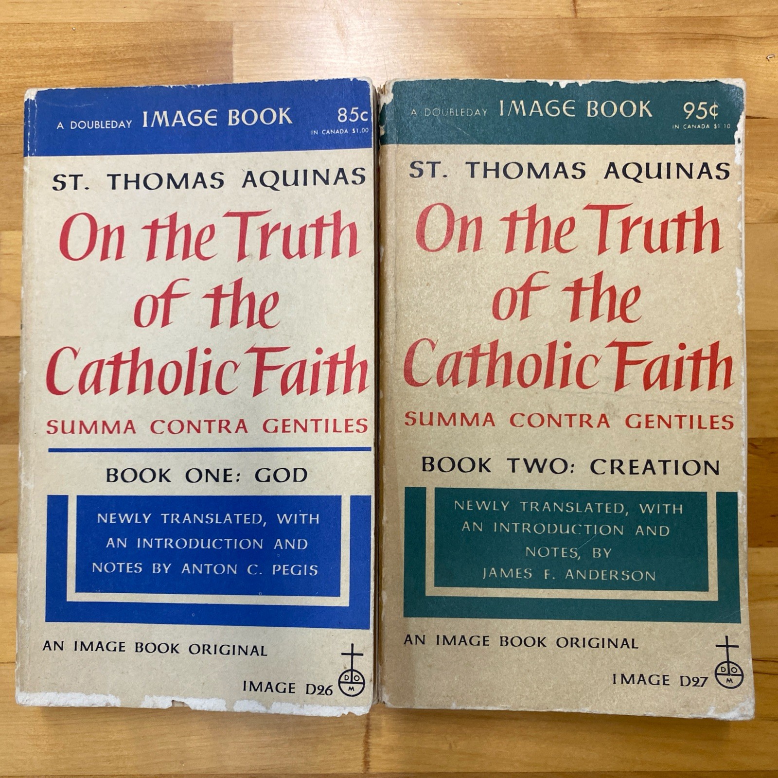 On The Truth Of The Catholic Faith – St. Thomas Aquinas 1956 PB Books 1&2