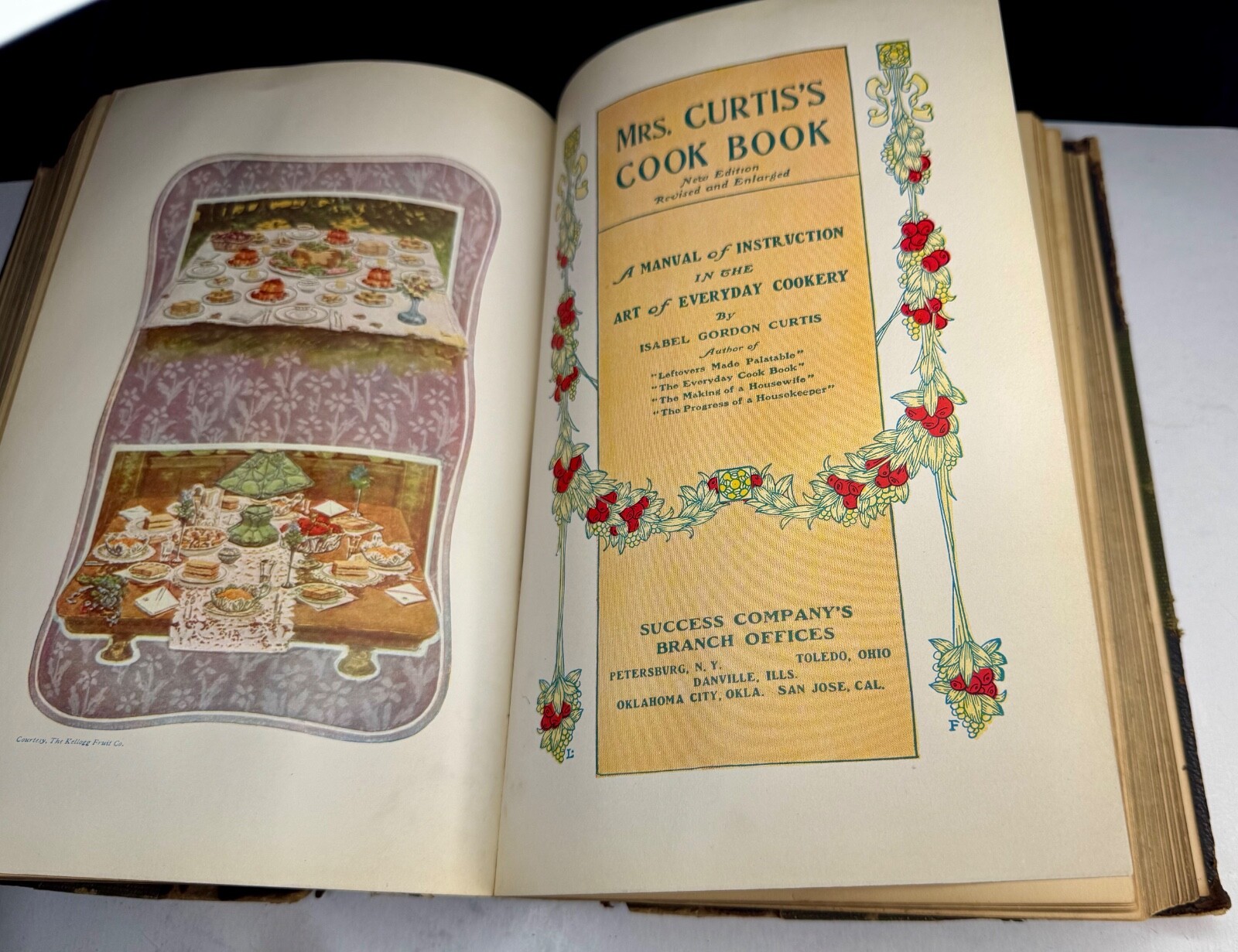 Household Discoveries And Mrs. Curtis’s Cook Book By Sidney Morse 1914