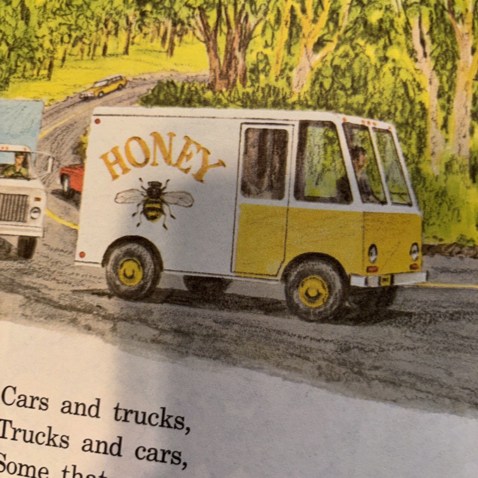 Lot Of 4 Vintage Tell A Tale Books ABC, Christmas, Cars And Trucks, Goby Goat