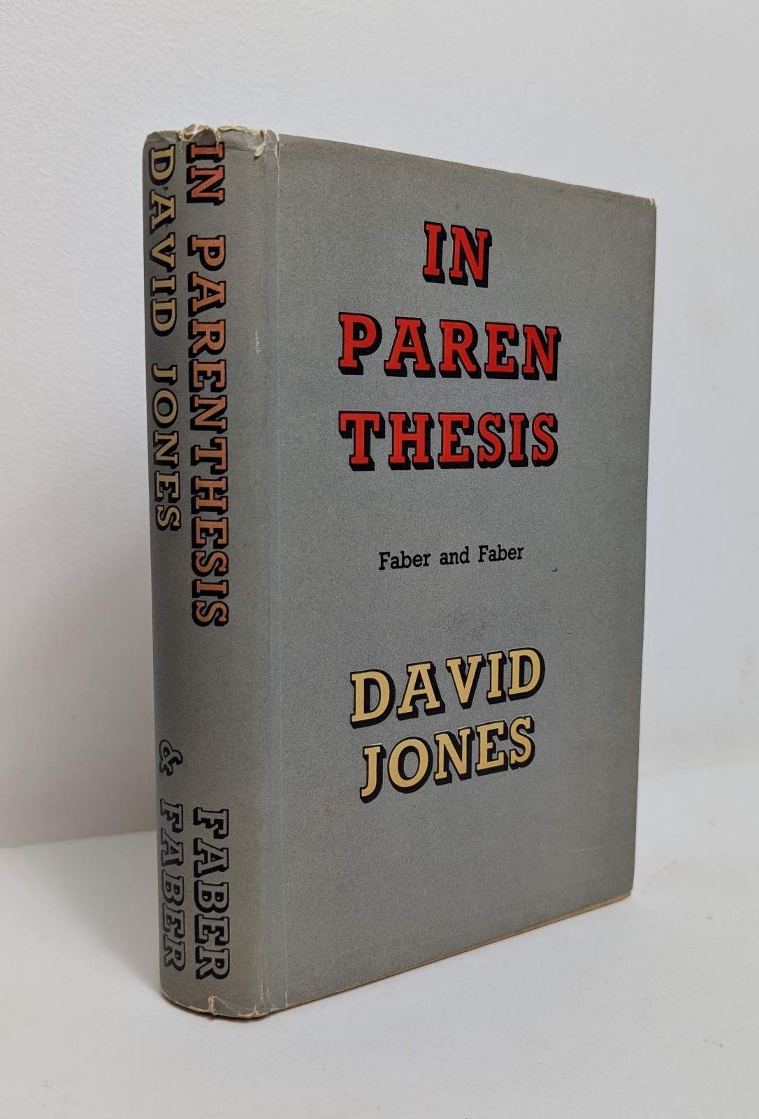 David Jones – In Parenthesis (1st Edition, 4th Impression, 1955, Dust Jacket)