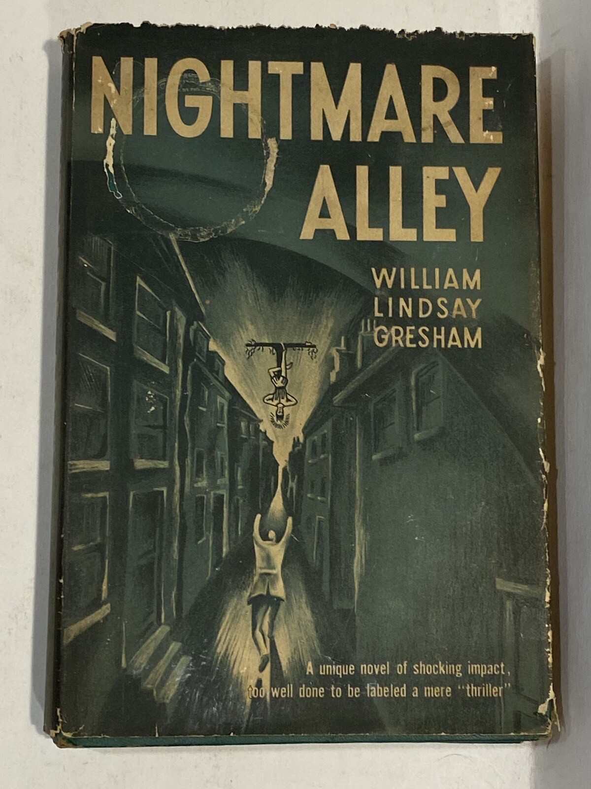 Nightmare Alley by William Lindsay Gresham 1948 Sun Dial Press Horror HC/DJ VNTG