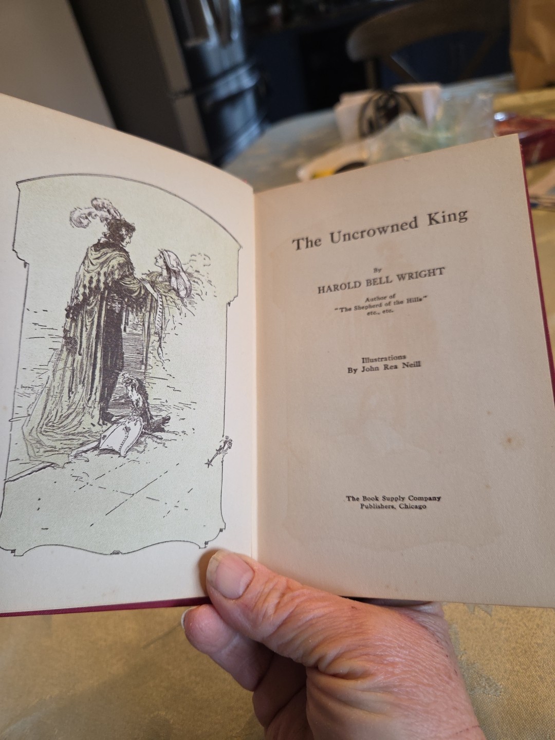 The Uncrowned King Harold Bell Wright, 1st Ed. 1910