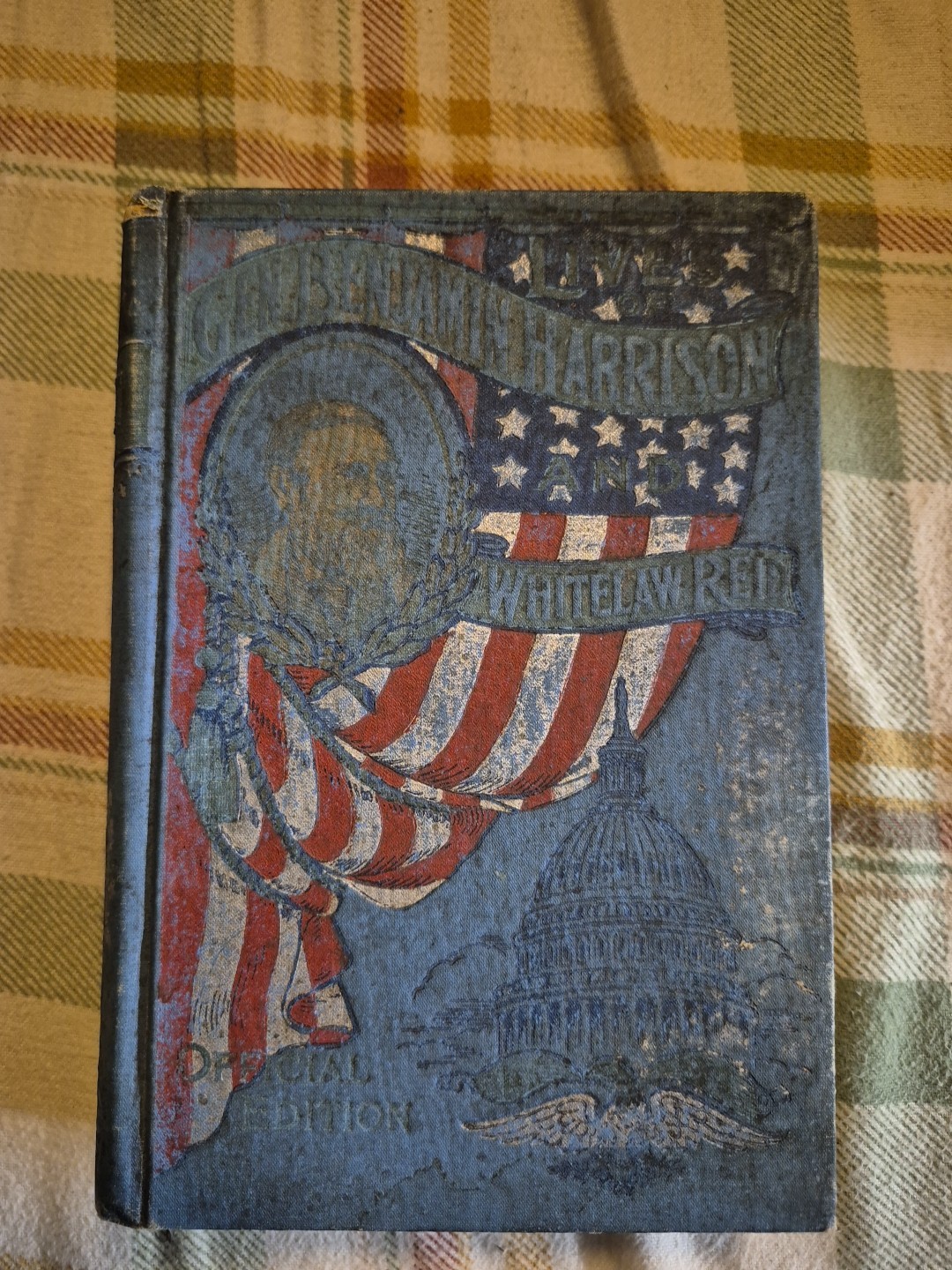 Lives of Benjamin Harrison and Whitelaw Reid 1892 by Henry Northrop Official Ed