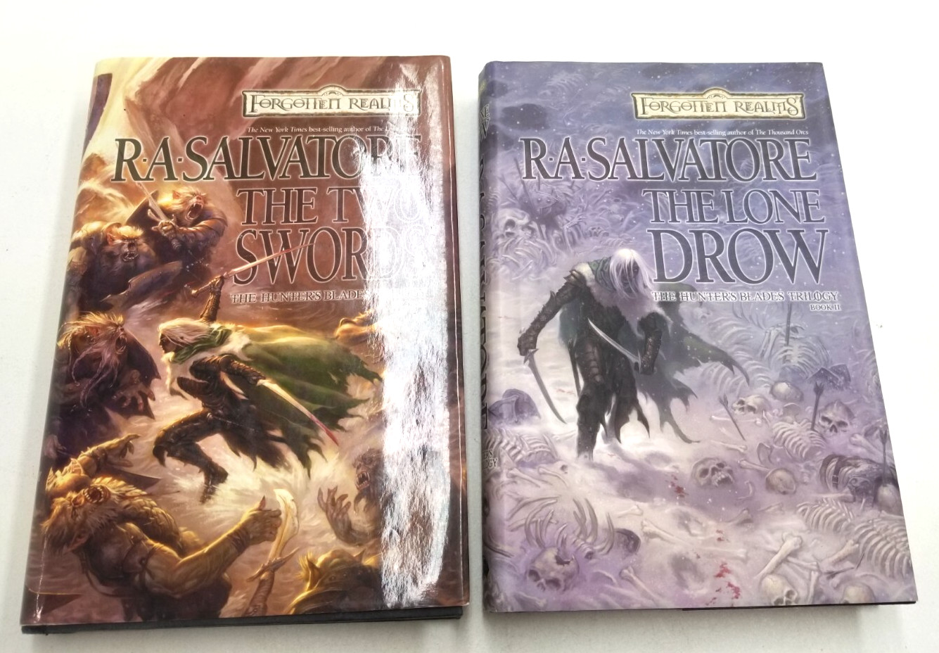 Forgotten Realms The Hunter’s Blade Trilogy by R.A. Salvatore Volumes II and III