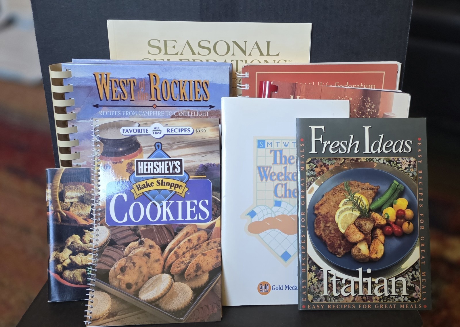 Vintage cookbooks Lot.. Hershey’s gold medal and quaker oats And More 8 Books