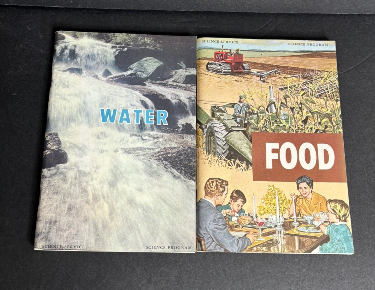 4 Science Service Science Program Book Set Nelson Doubleday Inc Water Food