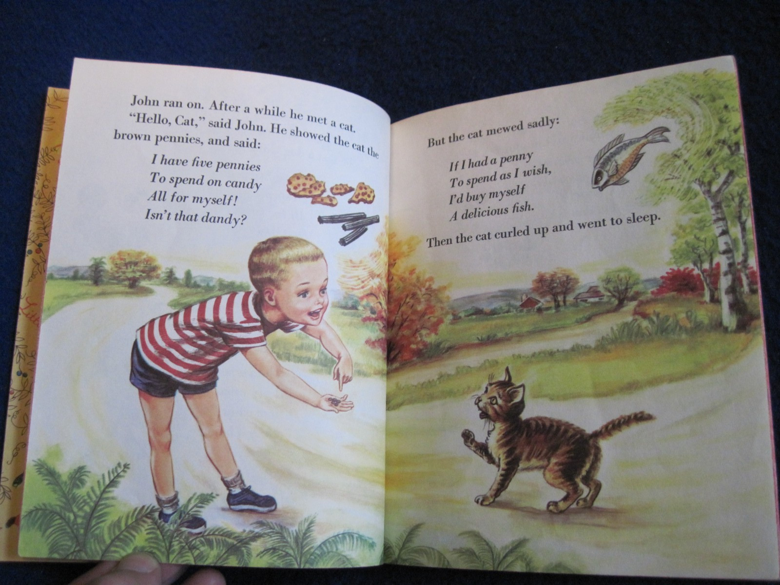 Vintage Little Golden Book 5 Pennies to Spend „A“ Edition 1955 – CRISP!