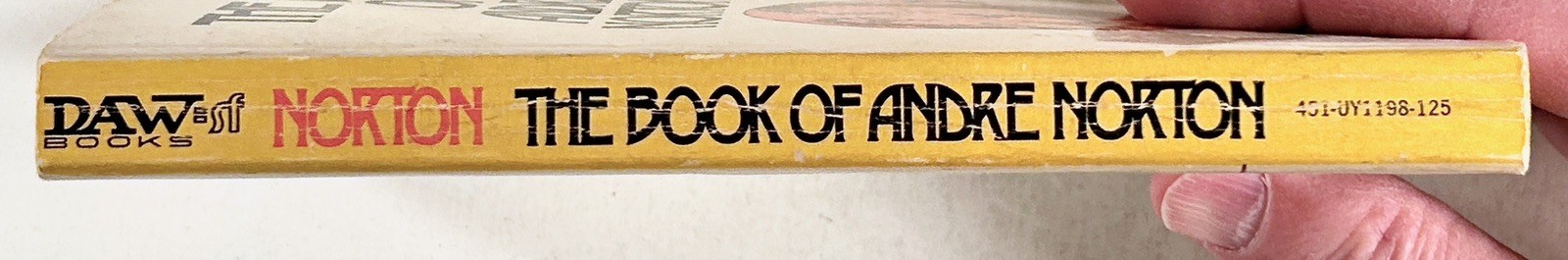 1975 THE BOOK OF ANDRE NORTON classic fantasy anthology DAW pb #165 first thus