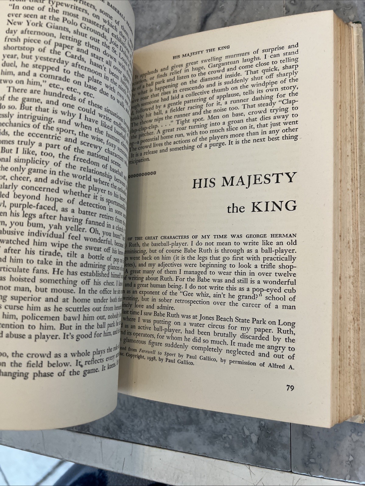 A .S. Barnes 1951 : The Baseball Reader by Ralph S. Graber