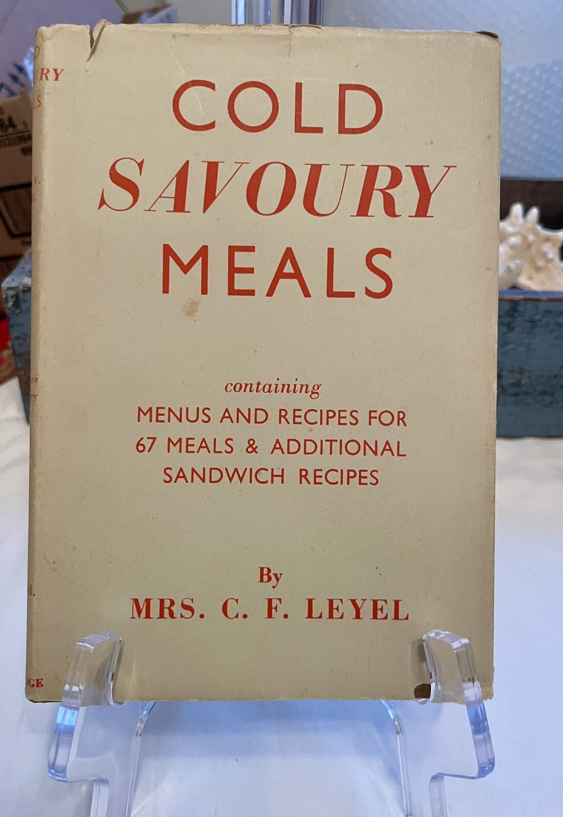 „Cold Savoury Meals“ LEYEL, Mrs. C.F. *RARE*