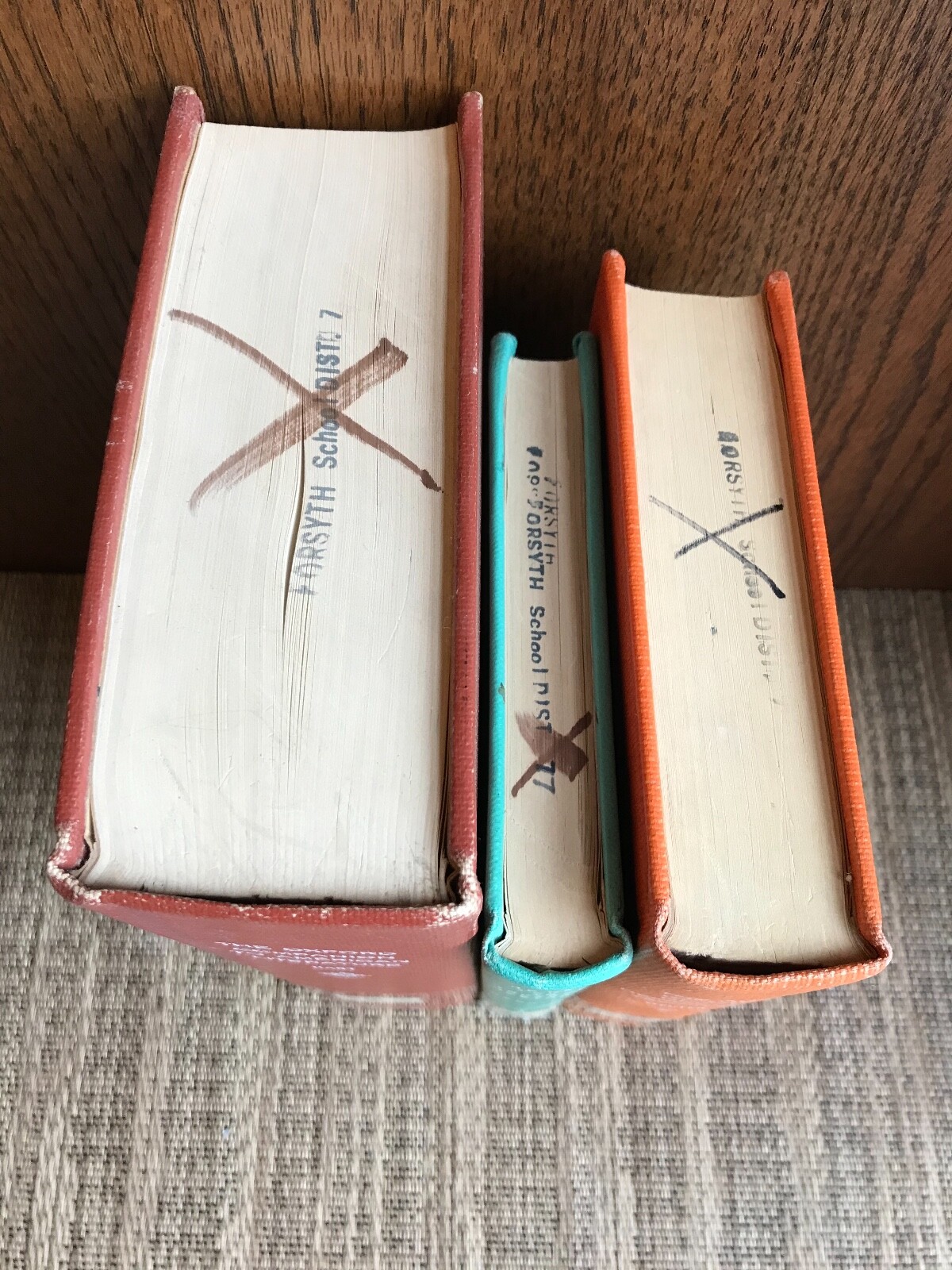 Vintage Multi Color Book Lot LITERATURE Distressed Decorative Farmhouse (1215)