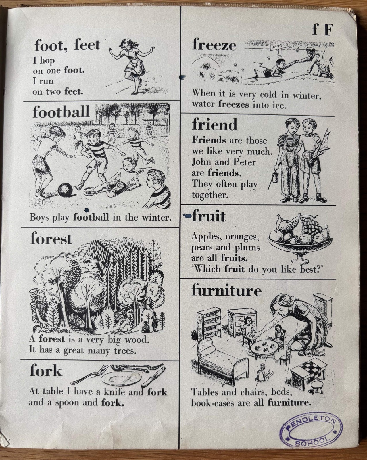 John Buckland-Wright CASSELL’S PICTURE DICTIONARY 1952, 1st Ed Mary Waddington I