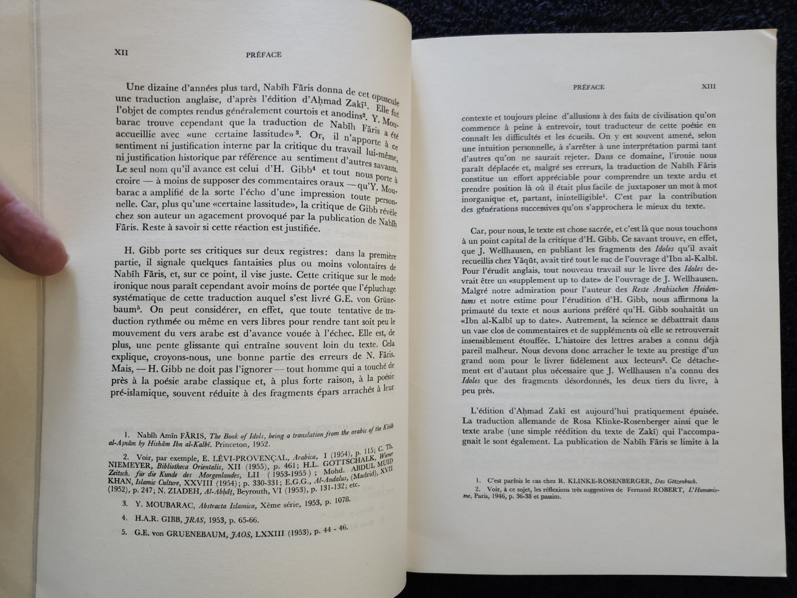 1969 Book of Idols Ibn al-Kalbi -Kitab Al-Asnam Pre-Islamic Arabian Pagan Gods