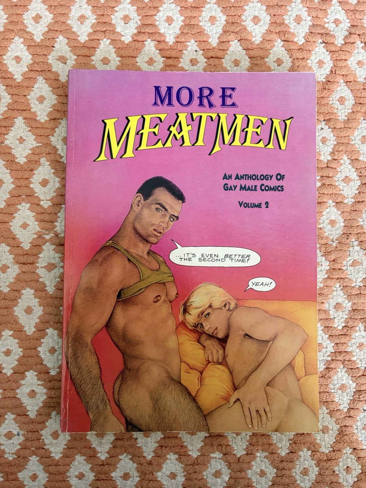 MORE MEATMEN-Vol 2 Gay Male comics paperback signed Rare