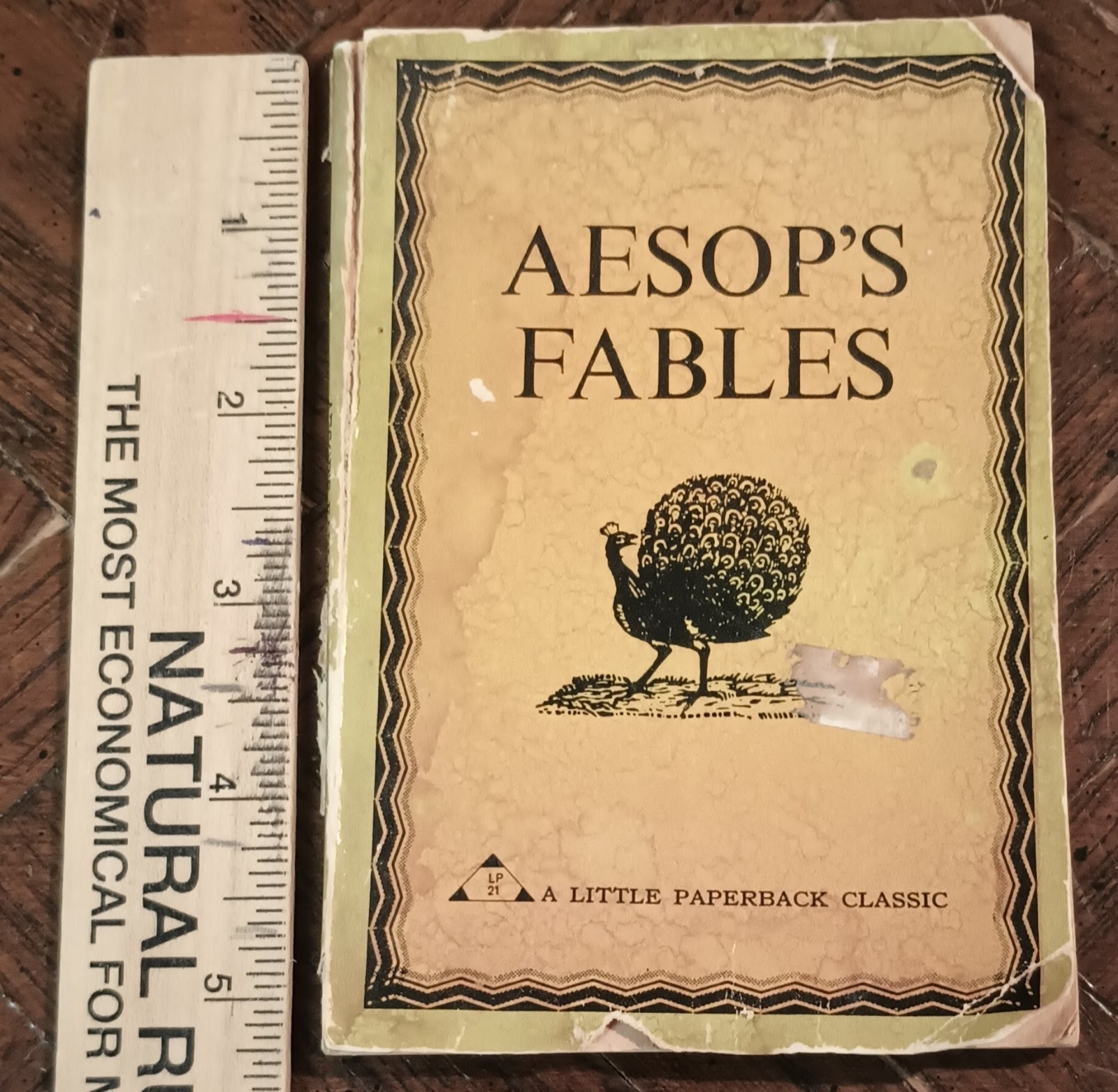 1967 Aesop’s Fables Pyramid Little Paperback Classic First Printing Vintage