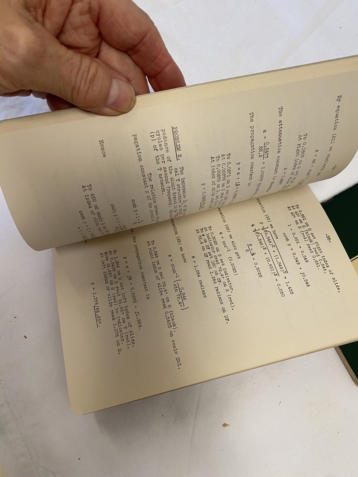 VTG 1939 & 1947 K&E LOG LOG DUPLEX SLIDE RULE MANUAL Book Keuffel & Esser Vector