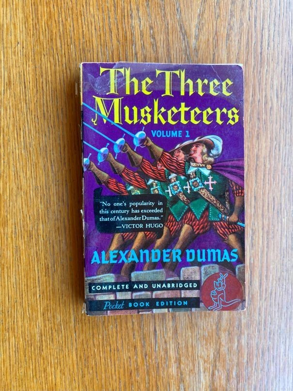 Alexander Dumas The Three Musketeers 1st Pocket Books ed # 36 Volume 1