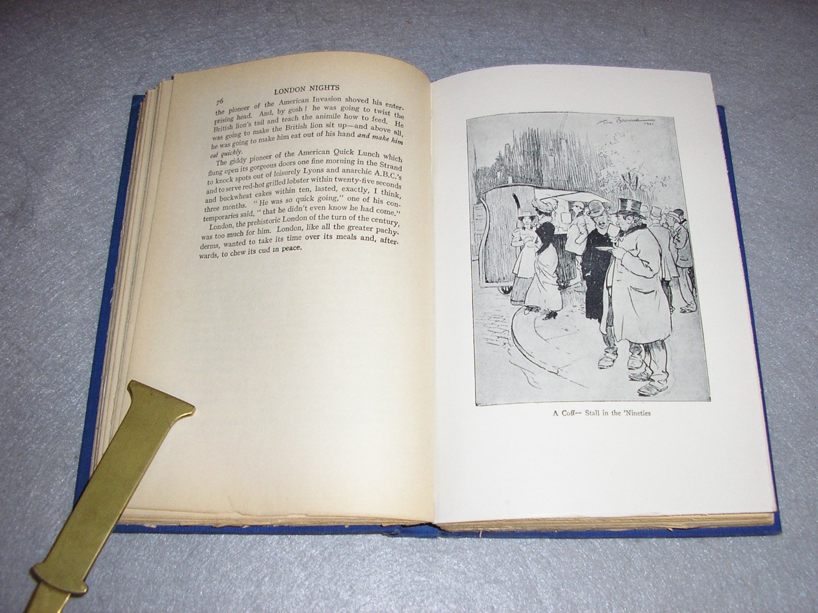 Antique London Nightlife Book In the 1890s Victorian Era Shaw Desmond w/DJ 1928