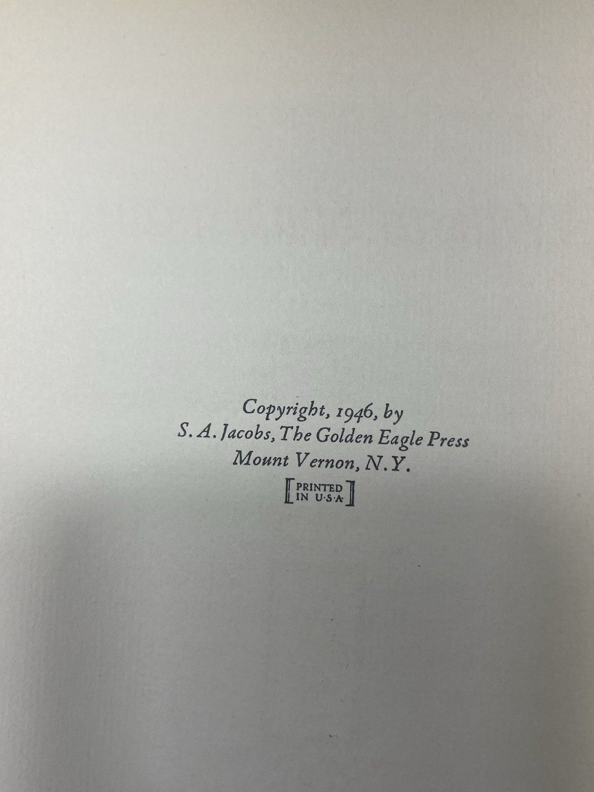 1946 Shakespeare The Love of Woman Golden Eagle Press HC Private Press Book